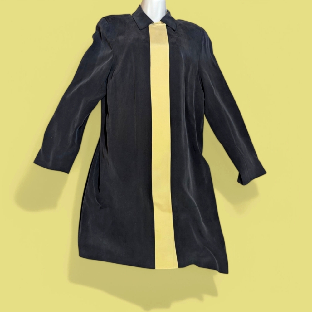 August Silk lightweight long jacket ladies size 14